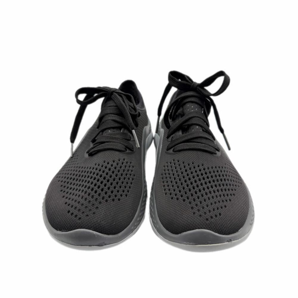 Crocs NEW Women LiteRide 360 Pacer Black Lace Up Breathable Waterproof Sneakers - Picture 4 of 9